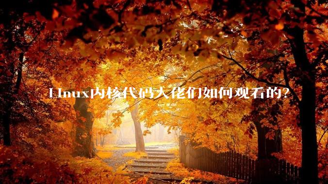 Linux内核代码大佬们如何观看的？